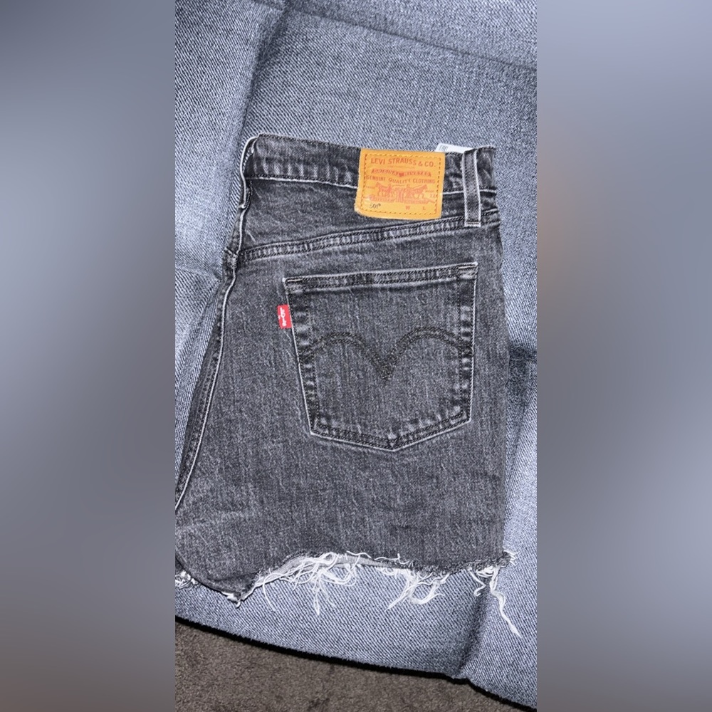 Levi’s Studded Jean Shorts
